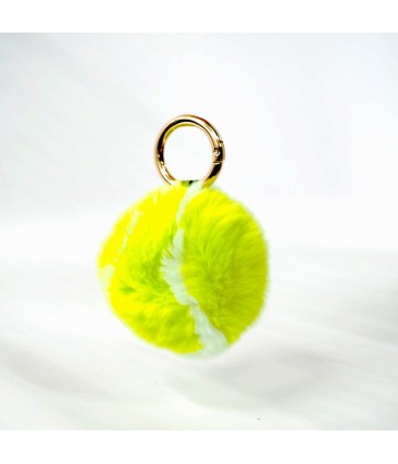 Брелок "Пушистый теннисный мяч"