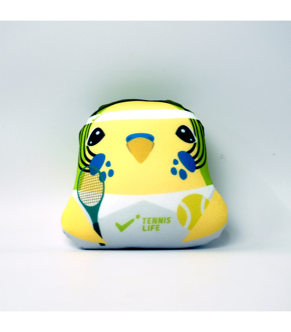 Игрушка-мнушка "Попугай теннисист  Петя"