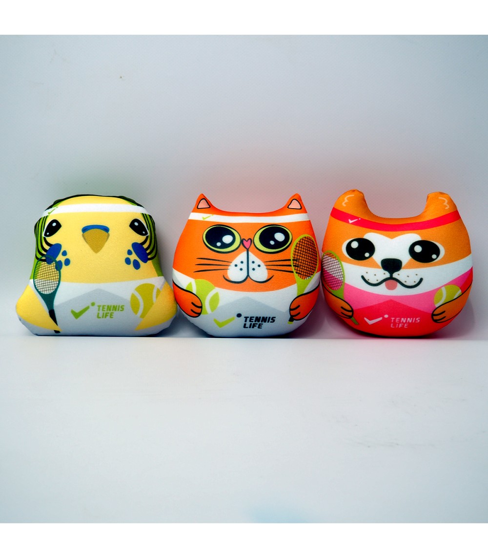 Игрушка-мнушка "Попугай теннисист  Петя"