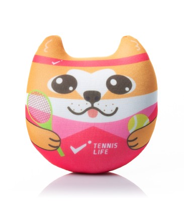 Игрушка-мнушка "Собака теннисистка Плюша"