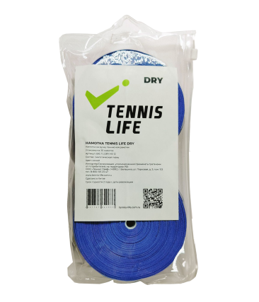 Намотка Tennis Life DRY синяя 30шт.