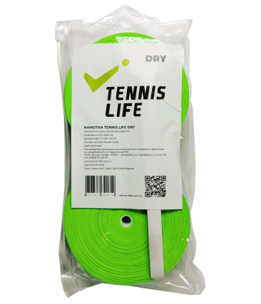 Намотка Tennis Life DRY зеленая 30шт.