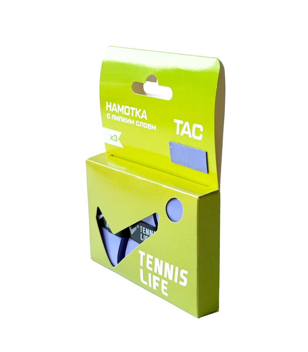Намотка Tennis Life Tac (липкая) лавандовая 3шт.