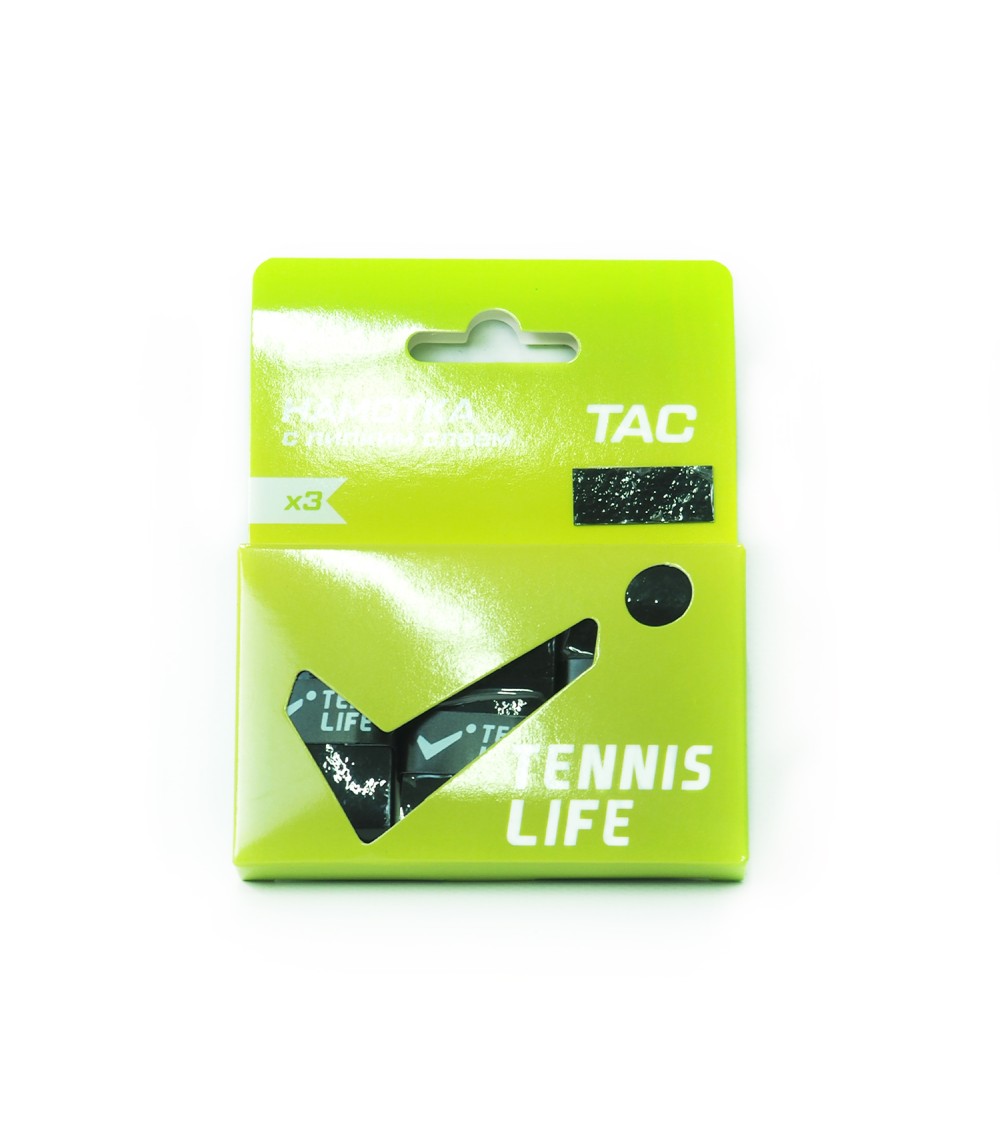 Намотка Tennis Life TAC черная 3шт.