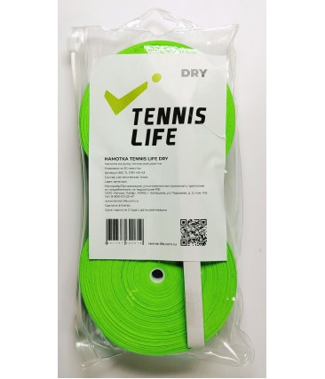 Намотка Tennis Life DRY зеленая 30шт.