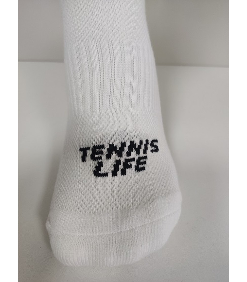 Спортивные короткие носки Tennis Life белые