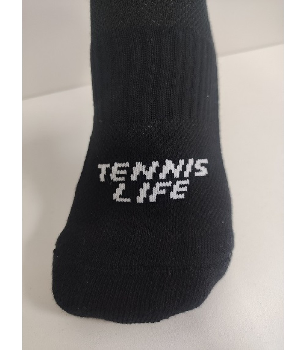 Спортивные короткие носки Tennis Life черные