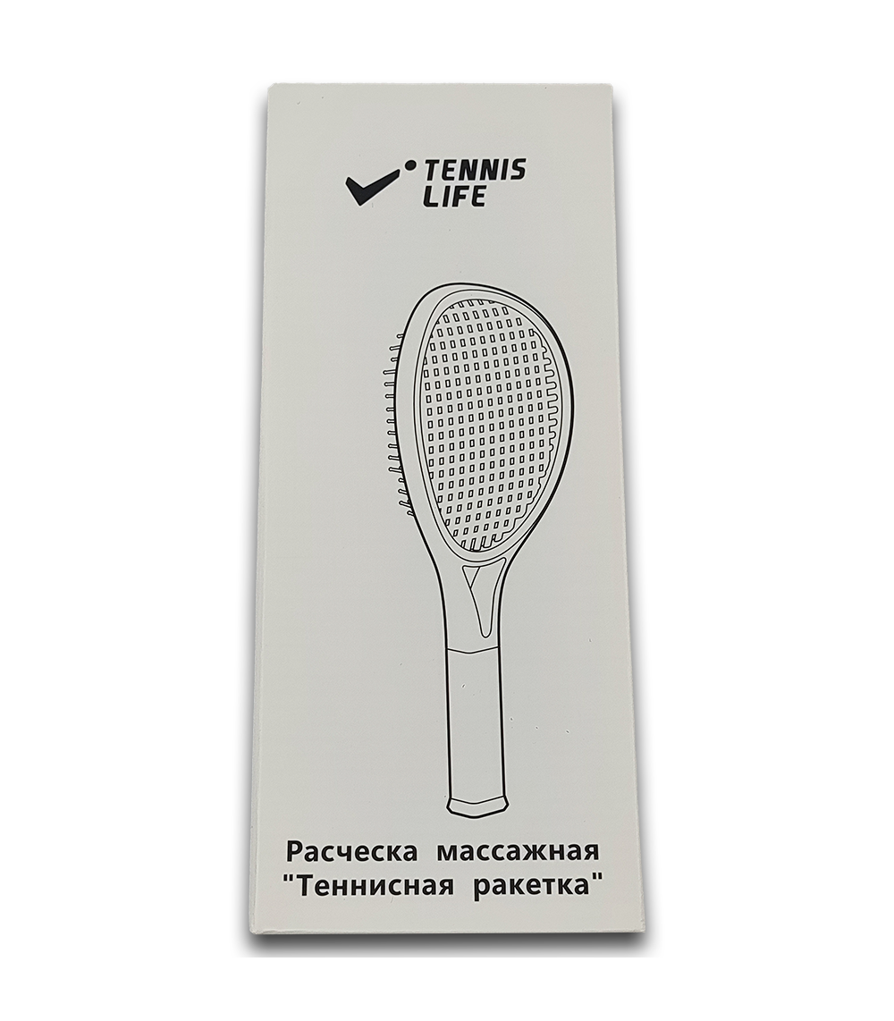 Расческа массажная Tennis Life "Теннисная ракетка"