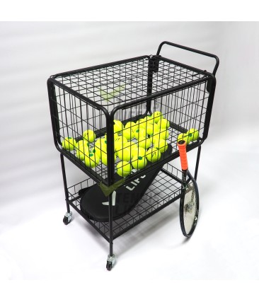 Корзина тренерская Tennis Life 325 чёрная металлическая
