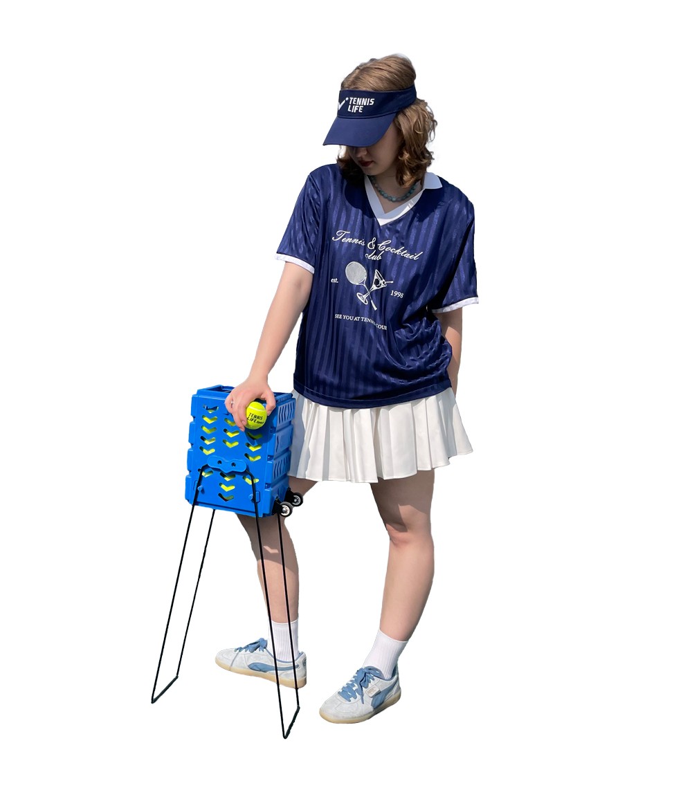 Корзина для мячей Tennis Life 36 синяя
