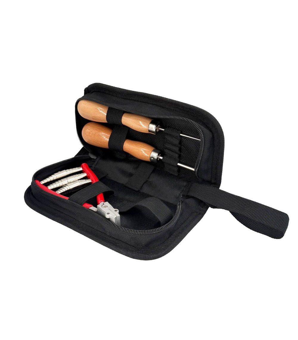  Набор инструментов стрингера (включает в себя: 1 теннисное шило, 1 фиксирующее шило, 1 зажим).