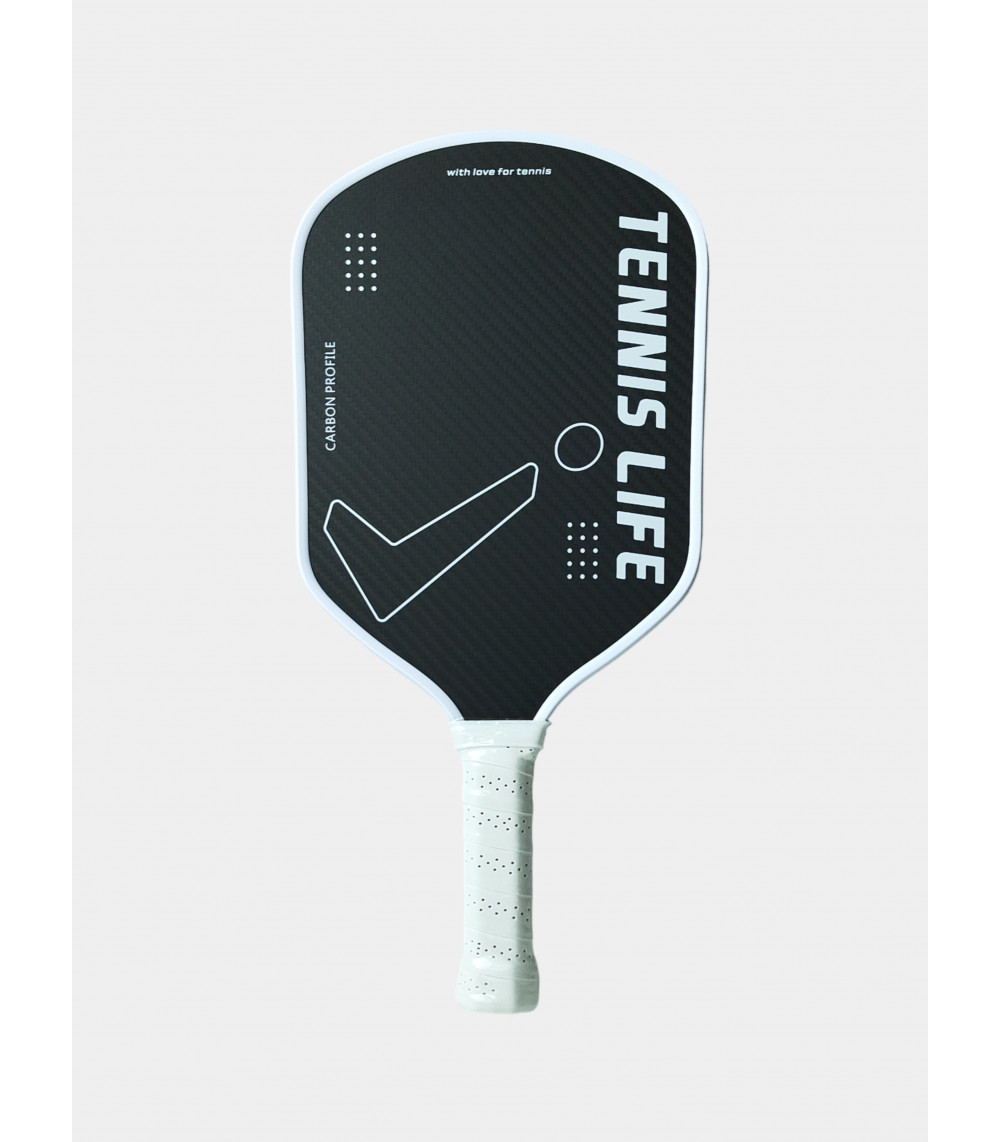 Набор для пиклбола (TENNIS LIFE ACE): 2 ракетки (карбон 3К) и 4 мяча в сумке